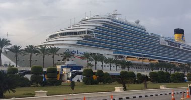  الإسكندرية تستقبل السفينة السياحية Costa Venezia تقل سائحين من جنسيات مختلفة