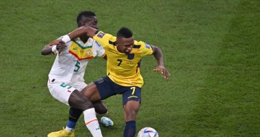 الإكوادور تتعادل 1-1 ضد السنغال في الدقيقة 68 بكأس العالم 2022.. فيديو 