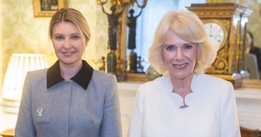 سيدة أوكرانيا الأولى تلتقى الملكة كاميلا وتشكو سوء وضع الأطفال جراء الحرب الروسية  