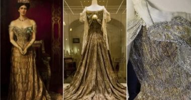 أبرز الفساتين المصنوعة من الذهب.. منها فستان إليزابيث والطاووس