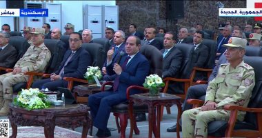 الرئيس السيسى يشاهد فيلما تسجيليا عن مشروعات "بشاير الخير"