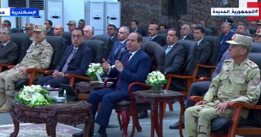 الرئيس السيسي: "مش هنزيل عماير في الإسكندرية لتنفيذ المحاور الجديدة"