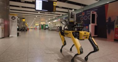 مطار هيثرو بلندن يستخدم "كلبًا آليًا" لتحسين الكفاءة والسلامة