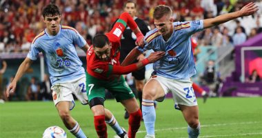 زياش وبوفال فى هجوم المغرب أمام البرتغال بربع نهائي كأس العالم 2022