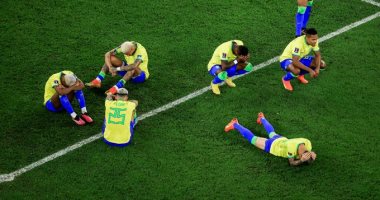منتخب البرازيل يودع مونديال قطر بالدموع.. صور