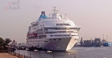 وصول السفينة السياحية Celestyal Crystal ميناء بورسعيد السياحى وعلى متنها 600 سائح