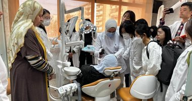 جامعة المنصورة تستقبل وفدا طلابيا من جامعة هونج كونج للتدريب فى طب الأسنان
