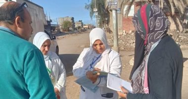 993 فرقة تجوب قرى دمياط للتطعيم ضد شلل الأطفال 