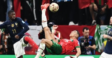 القائم يحرم المغرب من تسجيل هدف التعادل أمام فرنسا في الدقيقة 44.. فيديو 