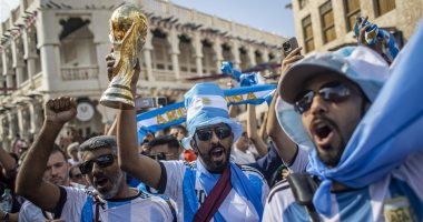 جماهير الأرجنتين تغزو قطر قبل موقعة نهائى كأس العالم 2022.. صور