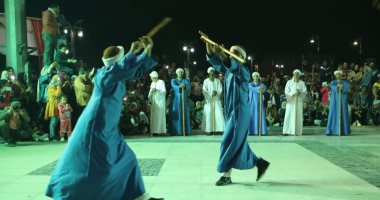 عودة مهرجان التحطيب وسط أجواء مبهجة بساحة أبو الحجاج في الأقصر.. صور