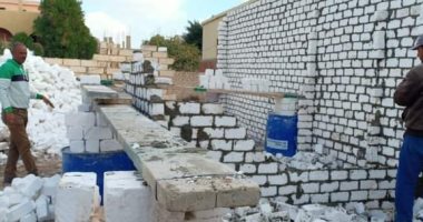إزالة 3 حالات بناء مخالف فى العامرية ثان بالإسكندرية