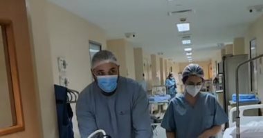 رامى عياش يحتفل بمولودته الجديدة من داخل المستشفى .. فيديو وصور