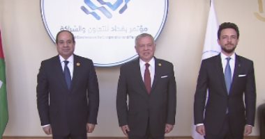 العاهل الأردنى يستقبل الرئيس السيسي للمشاركة فى مؤتمر بغداد للتعاون