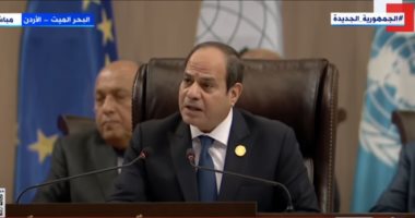 الرئيس السيسي: مصر تؤكد على رفضها أى تدخلات خارجية فى شئون العراق