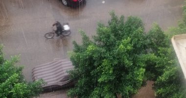 الجيزة تحت الأمطار.. والأرصاد: سحب ممطرة على القاهرة الكبرى وغرب الدلتا..صور