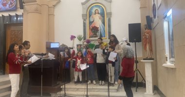عيد الميلاد المجيد.. الطائفة المارونية تنظم كورال أطفال بكنيسة القديس يوسف