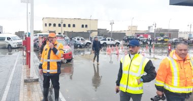 صرف صحى الإسكندرية: الأمطار وصلت لحد السيول وتم التعامل مع تجمعات المياه (صور)