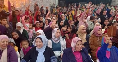 قطار المجلس القومى للمرأة يواصل مسيرته داخل قرى حياة كريمة ببنى سويف