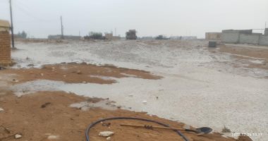 طقس شمال سيناء: زخات مطر خفيفة تتواصل على شمال سيناء