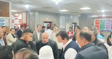 وزير الصحة يتفقد مستشفى سرس الليان ومركز الغسيل الكلوى بالمنوفية