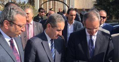 وزير الاتصالات ومحافظ الغربية يتفقدان الأعمال الإنشائية لمركز إبداع مصر الرقمية