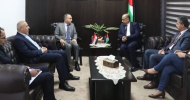 وزير العدل الفلسطيني يبحث مع السفير المصري لدى رام الله دعم قطاع العدالة