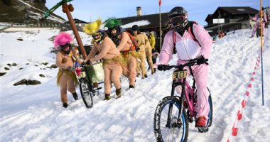 مغامرات الرياضة الشتوية فى جبال الألب السويسرية