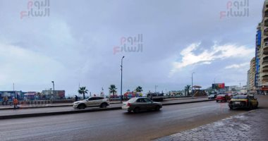الشتاء يكشر عن أنيابه.. أمطار رعدية غزيرة بالإسكندرية