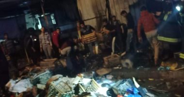 السيطرة علي حريق داخل سوق أغنام غرب الإسكندرية 