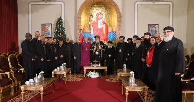  الكنيسة الأسقفية تزور البابا تواضروس للتهنئة بعيد الميلاد المجيد