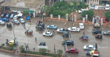 أمطار غزيرة تضرب الغربية.. وطوارئ بقطاعات المحافظة لشفط المياه..فيديو وصور