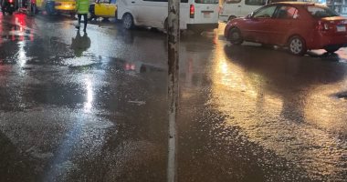 هطول أمطار متوسطة على أحياء شرق الإسكندرية 