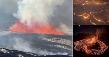 ثوران بركان كيلويا فى هاواى بعد 16 شهرا من الجمود.. فيديو