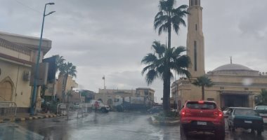 الأمطار تضرب الإسكندرية فى نوة "عيد الميلاد" وانخفاض ملحوظ فى درجات الحرارة