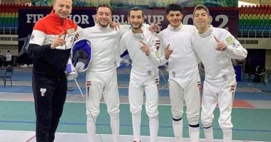 منتخب سلاح سيف المبارزة يهزم المجر ويحقق ذهبية الفرق بكأس العالم