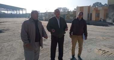 رئيس مدينة المحلة يتابع أعمال تطوير مصنع المخلفات الصلبة ونقل القمامة
