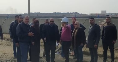 رئيس مياه القناة يتفقد محطة معالجة بورفؤاد فى بورسعيد