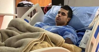 إصابة  يوسف عماد بطل منتخب الكاراتيه فى " الفك" 