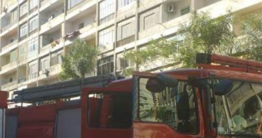 السيطرة على حريق شقة بداخلها منتجات جلدية في المنشية بالإسكندرية