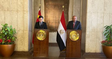 سامح شكرى: نتطلع لزيادة السياحة الصينية الوافدة إلى مصر 
