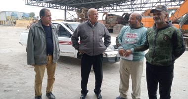 رئيس مدينة المحلة يتفقد أعمال استكمال تطوير مصنع المخلفات الصلبة