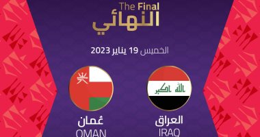 موعد مباراة العراق ضد عمان فى نهائى "خليجي 25" والقنوات الناقلة