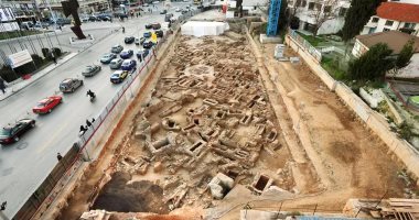 الكشف عن أكبر حفريات أثرية فى شمال اليونان أثناء بناء منشآت المترو المحلى