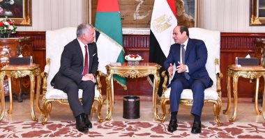 القاهرة الإخبارية: الرئيس السيسي يستقبل العاهل الأردنى 