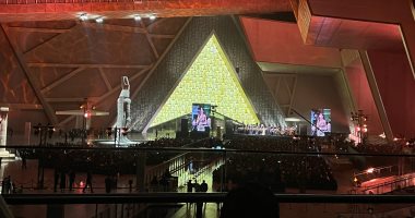انطلاق أول حفل جماهيرى بالمتحف المصرى الكبير للسوبرانو فاطمة سعيد والمايسترو نادر عباسى