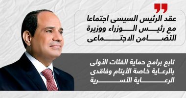 مصر سند كل المصريين.. الرئيس السيسى يوجه بإنجاز قانون الرعاية البديلة (إنفوجراف)
