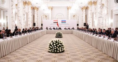 الرئيس السيسي يستعرض إصلاحات الدولة مع كبار رموز الاقتصاد ورجال الأعمال فى أذربيجان 