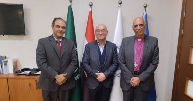 رئيس الكنيسة الأسقفية يودع سفير مفوضية الأمم المتحدة بالقاهرة