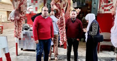 ضبط مخالفات فى محلات بيع اللحوم فى حملة تموينية بالدقهلية.. صور